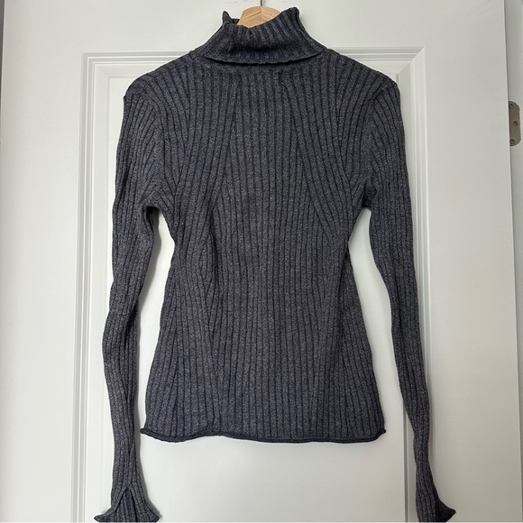 Zara Turtleneck Sweater Navy Blue - Picture 2 of 4